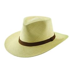 Hats Unlimited - Scala - Outback Panama Hat w/ Leather Trim, $94.99 (http://www.hatsunlimited.com/scala-outback-panama-hat-w-leather-trim/) Mens Panama Hat, Mens Summer Hats, Panama Hat Men, Mens Straw Hats, Outback Hat, Plain Canvas, Mens Hats, Safari Hat, Mens Hat