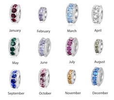 Snake Chain Bracelets, Diamond Alternatives, Shine Bright Like A Diamond, Bracelet Women, Birthstone Gifts, Birthstone Charms, Birthday Gifts For Girls, Sterling Silver Charm, Pandora Charms