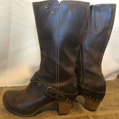 Style And Comfort In One Awesome Boot! Us 9.5/ 10 Regular Width, In Really Good Condition, No Damage, Nicely Broken In And Worn With Love. Western Style Stitching And Studs, Buckled Harness, 2.75” Heel, Shaft Height 12.25” Platform Height .75”. Hits Mid Calf, Inside Zipper. Closet Closing For Winter, Hurry And Make An Offer! Heeled Boots With Buckle Closure And Medium Width, Moto Boots With Reinforced Heel And Almond Toe, Almond Toe Moto Boots With Reinforced Heel, Wide Calf Moto Boots With Stacked Heel, Boots With Buckle Closure Medium Width Round Toe, Boots With Buckle Closure And Medium Width, Boots With Buckle Closure And Round Toe, Medium Width Closed Toe Boots With Buckle Closure, Casual Ankle-high Boots With Heel Loop