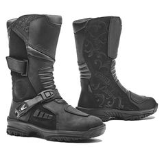 ADV Tourer Lady motorcycle boots. 12 months Warranty \ CE® level protection \ Full-grain oiled leather \ Drytex® waterproof \ Lightweight construction \ Adventure sole \ Plastic gear pad protection \ Women's Easy Fit \ Unbreakable GH® buckle strap \ Velcro® mid strap closure \ Special rigid nylon midsole \ Ankle Malleolus TPU \ Technical insole \ European production Size Guide Measure your overall feet length against the boot's inside measurement (see below). The inside should be at least 3/4 inch longer than your feet. This measurement gives you the correct toe clearance for safety and comfort.  36eu = 05 womens (09.64" inside) 37eu = 06 womens (09.84" inside) 38eu = 07 womens (10.04" inside) 39eu = 08 womens (10.23" inside) 40eu = 09 womens (10.43" inside) 41eu = 10 womens (10.63" inside Lady Boots, Heat Protector, Adventure Boots, Women's Motorcycle Boots, Front Plate, Legging Outfits, Riding Gear, Motorcycle Women, Motorcycle Gear