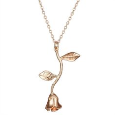 "14k Rose Gold Plated Beautiful Flower Necklace For Women, Evgg1088 Necklace Length: 18 Inch Metal: 14k Rose Gold Plated Over High Quality Brass Color: Rose Gold High Quality Material Hand Crafted With Love And Care Perfect For Gift, Holiday, Christmas, Birthday, Vacation, Mother's Day, Valentine's Day, Wedding, Engagement , Bridal, Promise, Anniversary, Party Please Feel Free To Message Me If You Have Any Questions. Bundle Offer: 3 For $25, 5 For $35." Collar Rosa, Flower Necklace Gold, Floral Pendant Necklace, Birthday Vacation, Rose Pendant, Floral Pendant, Rose Necklace, Flower Pendant Necklace, Valentines Necklace