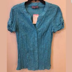 Size Medium Laura Scott, Button Down Shirts, Button Down Shirt, Color Blue, Womens Sizes, Womens Tops, Size Medium, Women Shopping, Blue