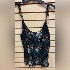 Please Visit My Store I Sell A Lot Of Great Items. Thank You Black Floral Print Tank Top For Summer, Black Floral Print Tank Top For Vacation, Black Floral Print Tank Top For The Beach, Chic Black Floral Print Tank Top, Black Floral Print Tank Top For Beach, Boho Long Sleeve Top, White Crochet Top, Backless Bodysuit, Flowy Shirt