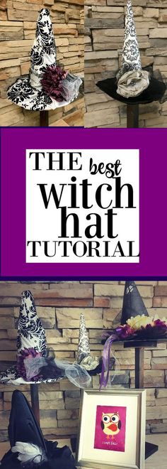 the best witch hat tutorial for halloween