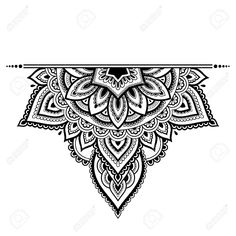 an ornate black and white pattern on a white background stock photo, images and royalty