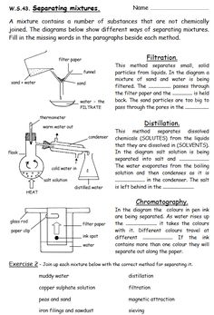 worksheet for measuring water volume and volume in the form of an experiment with diagrams