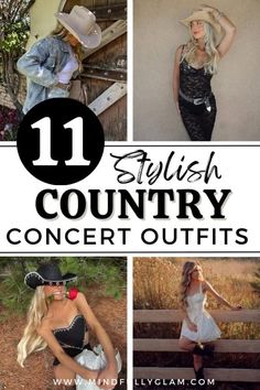 11 Stylish Country Concert Outfits & Cowgirl Outfits You Need Jelly Roll Concert Outfit Ideas, Storm Halloween Costume, Storm Halloween, Western Cowgirl Outfits, Red Cowboy Hat, Country Concert Outfit Ideas, Black Cowboy Hat, Country Music Concerts