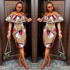 Ankara Gowns, Short African Dresses, African Dresses Modern, Ankara Gown Styles, African Wear Dresses, Ankara Dresses, Ankara Dress, African Print Dresses, African Fashion Women