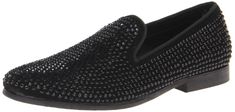 PRICES MAY VARY. No Heel Heel Height: 0.75 inches Textile upper with crystal embellishments Synthetic outsole Slip-on construction and round toe Disco Shoes, Steve Maddens, Loafers Style, Amazon Com, Mad Men, Shoes Men, Slip Ons, Men Fashion, Loafers Men