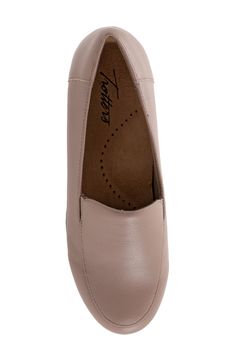 A well-cushioned footbed adds everyday comfort to this sleek and versatile loafer. Style Name:Trotters Deanna Flat (Women). Style Number: 6117092. Comfortable Beige Loafers With Cushioned Footbed, Comfortable Loafers With Cushioned Footbed And Closed Toe, Spring Synthetic Loafers With Cushioned Footbed, Comfortable Cushioned Closed Toe Loafers, Comfortable Cushioned Loafers With Closed Toe, Comfortable Closed Toe Synthetic Loafers, Comfortable Synthetic Closed Toe Loafers, Comfortable Synthetic Plain Toe Loafers, Comfortable Synthetic Loafers With Textured Sole