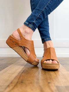 Chloe Wedges, Fancy Footwear, Most Comfortable Shoes, Cute Boutiques, Judy Blue Jeans, Platform Wedge, Velcro Straps, Platform Wedges, Cute Shoes