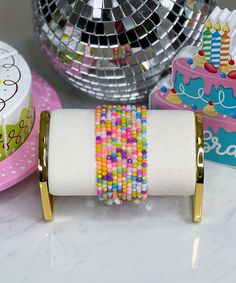 Elevate your wrist game with our Decked Out Bracelet Set in Multi – a vibrant and versatile collection that adds a burst of color and style to your accessories. This 10-piece bracelet set features stackable bracelets with a 10 Row Seed Bead design, creating a dynamic and trendy look.
The Decked Out Bracelet Set is perfect for those who love to mix and match their bracelets. The stretch design ensures easy wear and a comfortable fit, allowing you to create your own unique and personalized s Trendy Multicolor Stackable Bracelets, Multicolor Stackable Beaded Bracelets For Friendship, Trendy Adjustable Bracelets For Party, Trendy Adjustable Multicolor Wrap Bracelet, Trendy Adjustable Multicolor Stretch Bracelet, Trendy Multicolor Bracelet For Party, Trendy Multicolor Bracelets For Parties, Trendy Multicolor Adjustable Stretch Bracelet, Adjustable Multicolor Stackable Beaded Bracelets