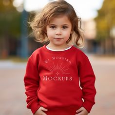 University Red Fleece Crew Neck Sweatshirt, University Red Crew Neck Fleece Sweatshirt, Red Fleece Sweatshirt With Letter Print, Red Fleece Crew Neck Sweater, Red Cotton T-shirt, Red Crewneck, Best Flats, Sweatshirt Mockup, Design Software