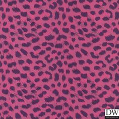 Kitty Purry Pink Leopard Print Wallpaper Pink Leopard Wallpaper, Leopard Print Wallpaper, Cat Home Decor, Brewster Wallpaper, Brewster Wallcovering, Purple Leopard Print, Jem And The Holograms, Embossed Wallpaper, Purple Leopard