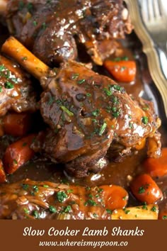 slow cooker lamb shanks with carrots and potatoes