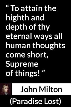 a quote from john milton on the subject of this image