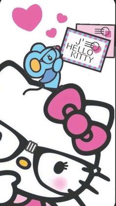 an image of a hello kitty cartoon character