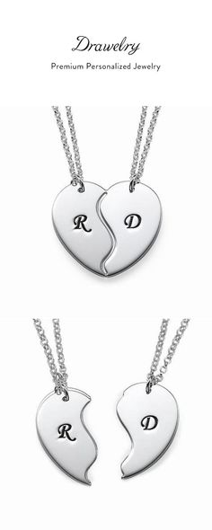 Personalized Stainless Steel Heart Necklace, Double Heart Charm Necklace For Best Friend, Heart Charm Double Heart Necklace For Best Friend, Meaningful Heart Pendant Necklace For Personalized Gift, Valentine's Day Double Heart Stainless Steel Necklace, Personalized Stainless Steel Heart Pendant Necklace, Valentine's Day Stainless Steel Double Heart Necklace, Personalized Meaningful Heart Pendant Necklace, Double Heart Charm Necklace Valentine's Day Gift