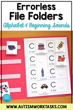 an alphabet and beginning sounds game for children to practice the letter f with their worksheets