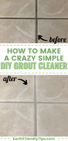 how to make a crazy simple diy grout cleaner