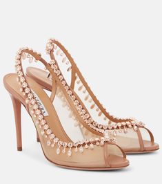 Pop Shoes, Minimal Shoes, Aquazzura Heels, Mid Heel Boots, Jeweled Shoes, Aquazzura Shoes, Mid Heels Pumps, Mid Heel Sandals, Kitten Heel Pumps