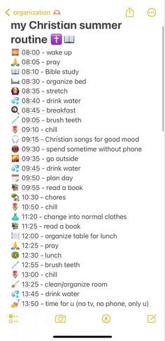 Daily Routine Schedule Spiritual, Productive Morning Routine Christian, Good Summer Routines, Routine Apps Daily, Christian After School Routine, Daily Routine With God, What To Do On Sundays Ideas, Bible Morning Routine, Christian School Routine