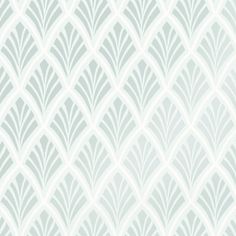 an art deco wallpaper pattern in grey and white