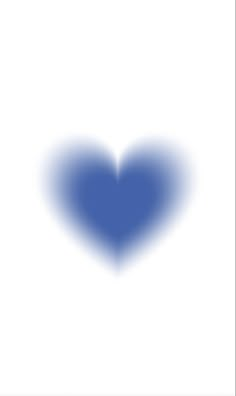 a blue heart on a white background