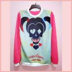 Beli Sweater Harley Quinn SS Icon dengan harga murah Rp145.600 di Lapak Jemari Kanan Shop ehartoko - Salatiga. ✔ Pengiriman cepat ✔ Pembayaran 100% aman Harley Quinn, Graphic Sweatshirt, Sweatshirts