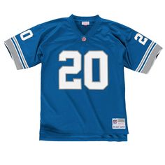 One of the greatest running backs of all time both in college and the NFL. This jersey is a replica of the one he wore for the Detroit Lions in 1996. The Mitchell and Ness throwback vintage premier jerseys deliver an excellent value with quality similar to an on field authentic jersey but a price point that remains very affordable. This high-quality Mitchell and Ness Premier jersey is made of heavier fabric, with nylon diamond weave mesh that showcases the embroidered NFL Equipment patch at the Barry Sanders, Seminole Florida, Ucla Bruins, Nfl Jersey, Florida State Seminoles, New York Islanders, Florida Panthers, Auburn Tigers, Detroit Red Wings