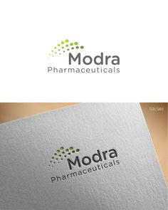 the logo for modra pharmaceutials, which is designed to look like an