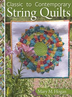 a book cover with an image of a quilt on it