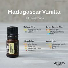 Madagascar Vanilla Diffuser Blends, Doterra Vanilla Diffuser Blends, Vanilla Diffuser Blends, Essential Oil Candle Recipes, Candle Recipes, Doterra Diffuser, Doterra Diffuser Blends