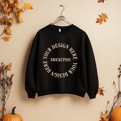 Design Software, Software Design, Your Design, Mock Up, Small Shop, Fall Autumn, Drawing And Illustration, Mockup, Sweat Shirt