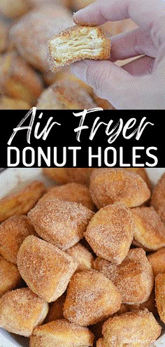 an image of donut holes with the title above it