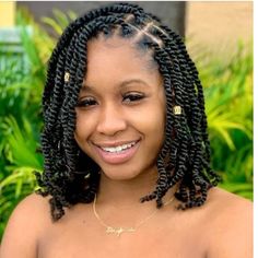 5 Ways To Improve Your Self-Confidence(Photos) Twist Bob Hairstyles, Mahogany Braids, Twist Bob, Braided Cornrow Hairstyles