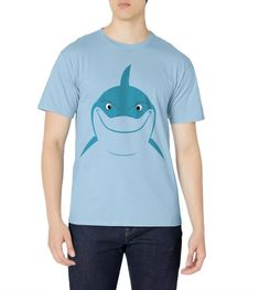 PRICES MAY VARY. Official PIXAR Merchandise Disney/Pixar Finding Nemo T-Shirts for Men, Women, Boys, and Girls; Finding Nemo Bruce the Shark T Shirts Men; Bruce T-Shirts; Pixar T Shirts Lightweight, Classic fit, Double-needle sleeve and bottom hem Character Cotton T-shirt With Crew Neck, Fun Light Blue Crew Neck T-shirt, Light Blue Crew Neck T-shirt With Character Print, Cotton Character T-shirt With Crew Neck, Character Crew Neck Cotton T-shirt, Character Cotton T-shirt Crew Neck, Character Style Short Sleeve T-shirt With Cartoon Print, Character Crew Neck T-shirt With Cartoon Print, Playful Light Blue T-shirt With Cartoon Print