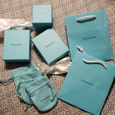 Authentic Tiffany & Co. Bags And Boxes. Sold Separately: $10 Bag - 2 Available $15 Pouch - 2 Available $20 Box (Ribbon & Pouch Included) - 1 Available $200 Ring Box - 1 Available Message Me To Create A Listing For You. Jewelry Tiffany, Box Ribbon, Wide Cuff Bracelets, Starfish Necklace, Onyx Bracelet, Mesh Bracelet, Tiffany Co Jewelry, Tiffany And Co, Teardrop Necklace