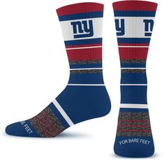 Design Crew socks Ideal for sport or casual wear Formed heel Team Spirit Features team logo Designed in team colors Additional Details Machine washable, tumble dry low Officially licensed product Team Logo Design, Nfl New York Giants, Sports Socks, Sport Socks, New York Giants, Team Spirit, Team Colors, Mens Fitness, Crew Socks