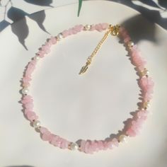 Rose Quartz Beaded Necklace, Rose Quartz Necklace Beads, Bracelet Business, Quarts Crystal, Loving Relationships, Healing Necklace, Rose Quartz Necklace, Rose Quartz Beads, Rose Quartz Stone