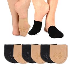 PRICES MAY VARY. 💎Excellent non-skid:Socks bottom have many grippers,it can keep the sock from slipping off. 💎Invisible Socks:Hidden in your backless shoes. 💎Soft and Breathable:Elasticity Band on socks top make the socks stay up in the mules. These lightweight and thin socks keep your feet breathable and dry even in the heat of summer. 💎Sizing Guidelines: One size fits for All. Machine Washable,under 33℃ Water Hand Wash Recommend. 💎Wide Usages: These half socks are suitable for different s Backless Shoes, Half Socks, Nylon Socks, Invisible Socks, Shoes Soft, Athletic Socks, Socks And Hosiery, Hosiery, Different Styles