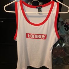 Women’s Red And White Tank Top. No Tags But Never Worn. Rue21, White Tank Top, White Tank, Tank Tops Women, Red White, Red And White, Fashion Inspo, Tank Top, Womens Tops