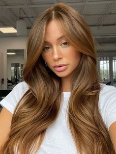 Caramel Brown Hair, Rambut Brunette, Hair Color Caramel, Brunette Hair With Highlights