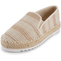 Alexis Leroy Beige Stripe Closed Toe Embroidered Slip On Comfort Espadrilles Loafer Shoes Size 6 Womens New In Box Cream Slip-on Espadrilles With Woven Sole, Beige Espadrille Slip-ons, Comfortable White Textile Espadrilles, White Textile Espadrilles, White Textile Comfortable Espadrilles, Beige Espadrille Slip-on Shoes, White Textile Slip-on Espadrilles, White Textile Espadrilles With Round Toe, White Textile Round Toe Slip-ons