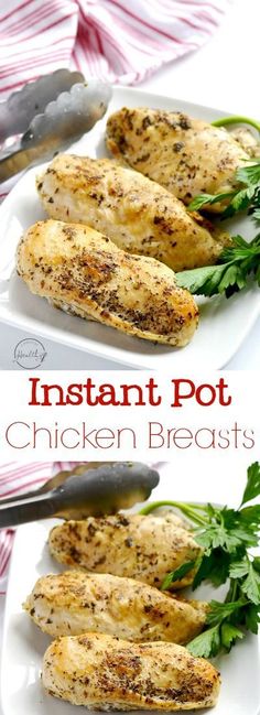 This is my tried and true method for making Instant Pot chicken breasts that are tender, juicy and delicious! #InstantPot #chickenbreast Instant Pot Chicken Breasts, Chicken Instapot, Recipes Instapot, Electric Pressure Cooker Recipes, Instant Pot Recipes Chicken, India Food, Paleo Dinner, Delicious Chicken, Instapot Recipes