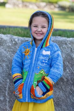 Cuteness and creativity abound in these colorful children's sweaters! Each cute kids sweater is totally unique and features a different scene of adorably embroidered happy animals, smiling suns, and colorful clouds. Theses adorable childrens animal sweaters are the sweetest way to keep your little one cuddled and cozy when temperatures drop! Did we mention these are the perfect baby shower gift? Watch out for a cuteness overload! Happy Animals Smiling, Animal Sweater, Colorful Clouds, Nature Kids, Perfect Baby Shower Gift, Happy Animals, Kids Sweater, Zip Sweater, Nature Scenes