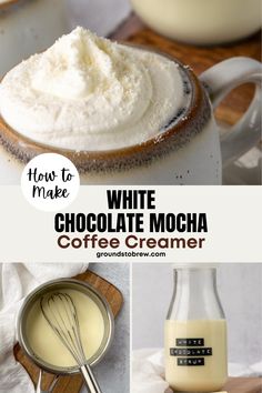 how to make white chocolate mocha coffee creamer