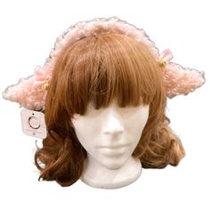 Sheep ear headband - Pink - Pac West Kimono Sheep Ears, Pink Sheep, Faux Fur Material, Cute Sheep, Halloween Accessories, Ear Headbands, Sheep, Faux Fur, Hair Accessories