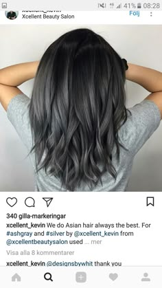 Grey Ombre Hair, Hairstyles Simple, Grey Highlights, Simple Hairstyles, Hairstyles Wedding, Pretty Hair Color, Hair Color And Cut, Grey Hair Color, Hairstyles Easy