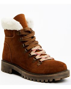 Cleo + Wolf Women's Fashion Hiker Boots, Brown Homemade Shoes, Hiker Boots, American West, Boots Brown, Get Directions, Dear Santa, Boots For Sale, Boot Shop, Suede Leather